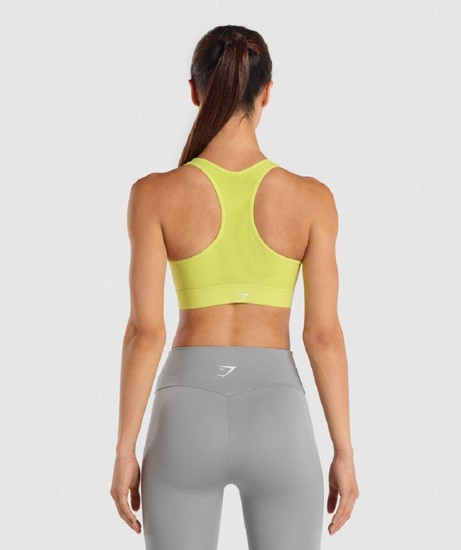 Gymshark Lightweight High Support Ženske Sportski Grudnjak Žute | HR 3310GSO